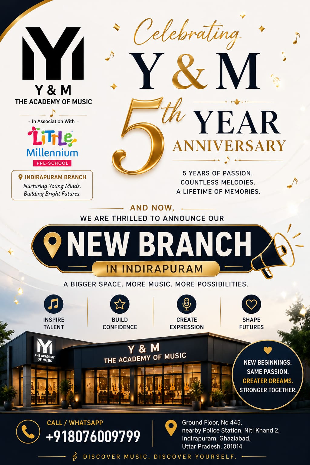 best music academy in vaishali